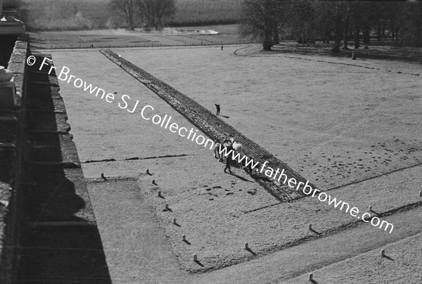 FIRST PLOUGHING OF DAIRY HILL FROM LIBRARY